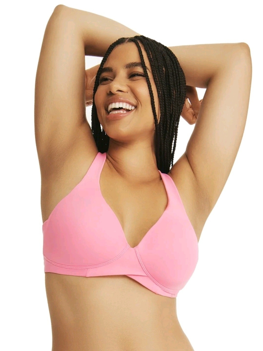 Kindly Yours So Comfy Micro Wire-Free Plunge Bra, Size Xxl